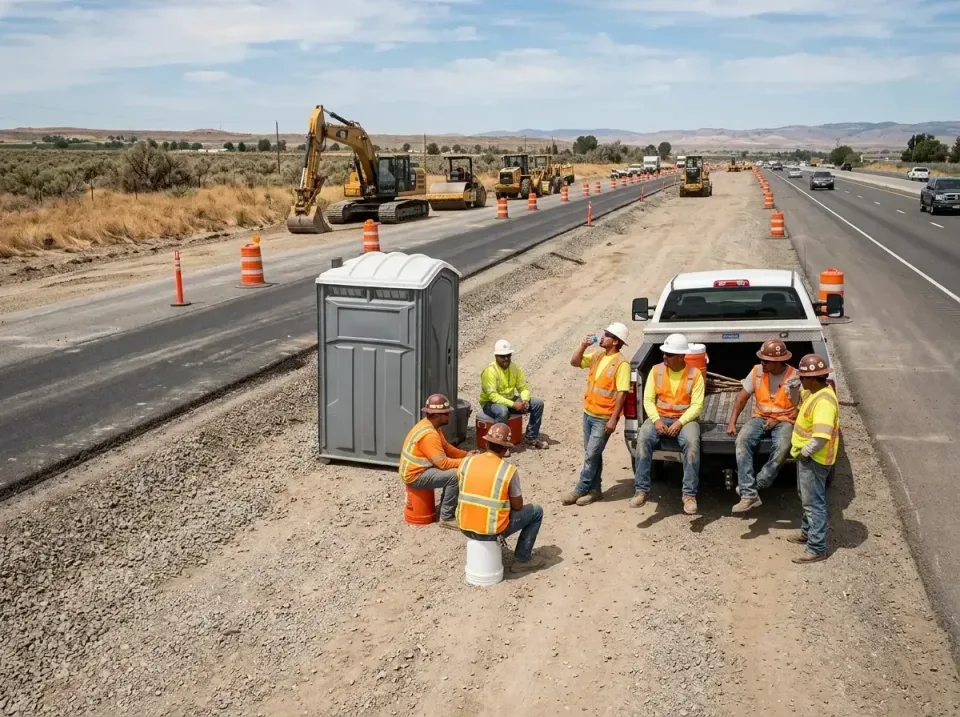 highway-road-construction-crew-007 — frequently asked questions, Porta Potty and Restroom Rentals in Escanaba, MI